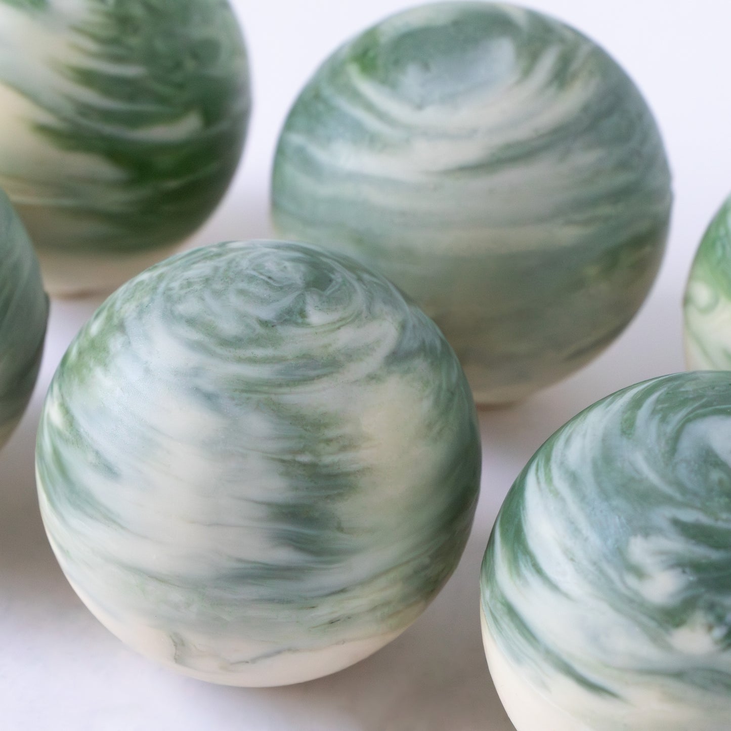 Matcha Swirl Sphere Soap