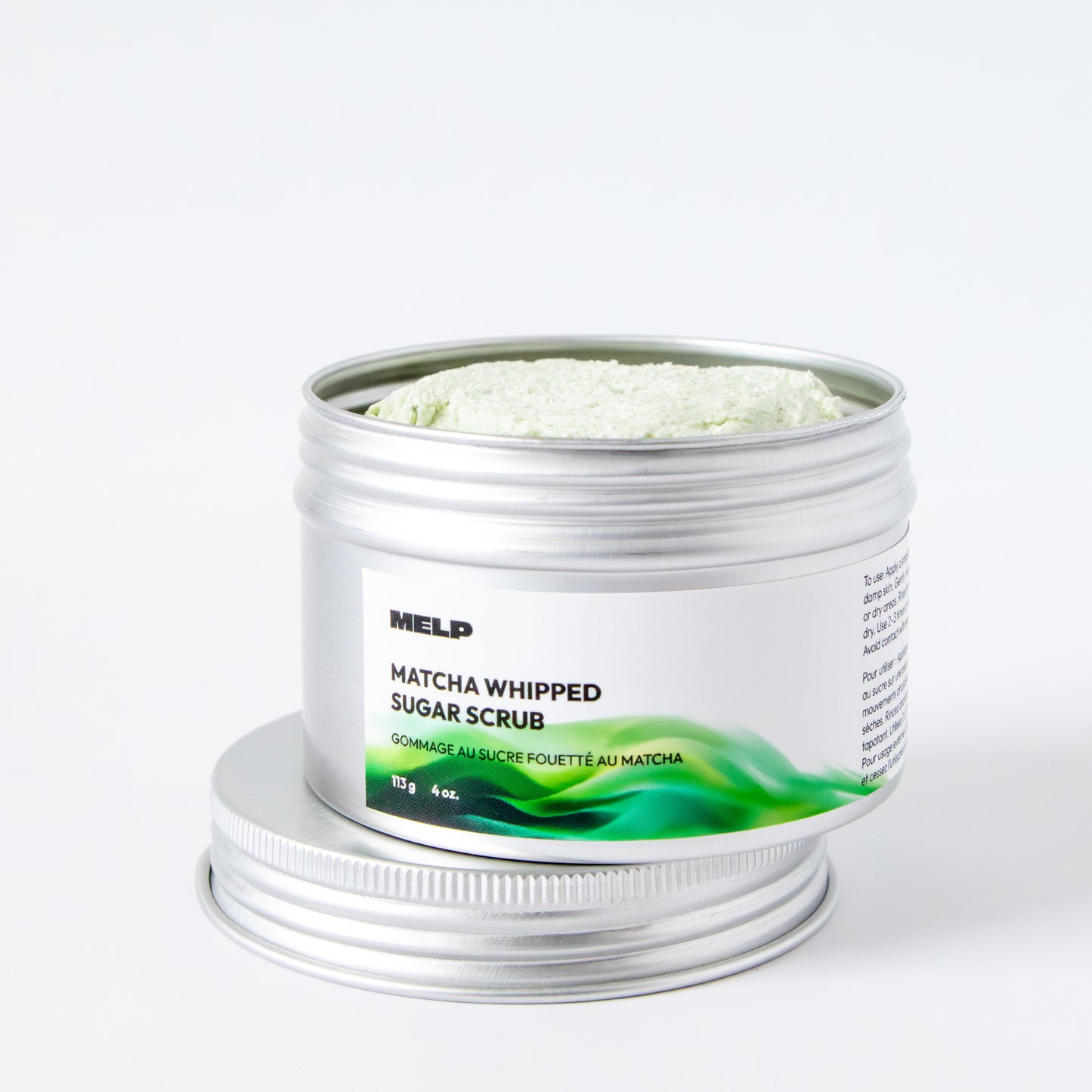 Matcha Whipped Sugar Scrub - 4 oz. Travel Size