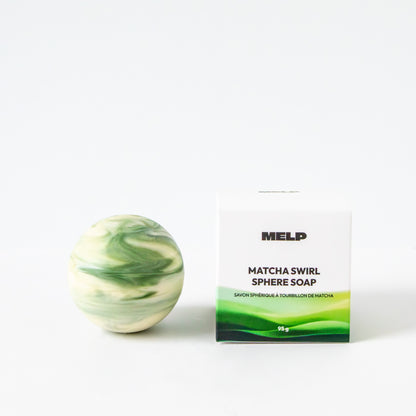 Matcha Swirl Sphere Soap