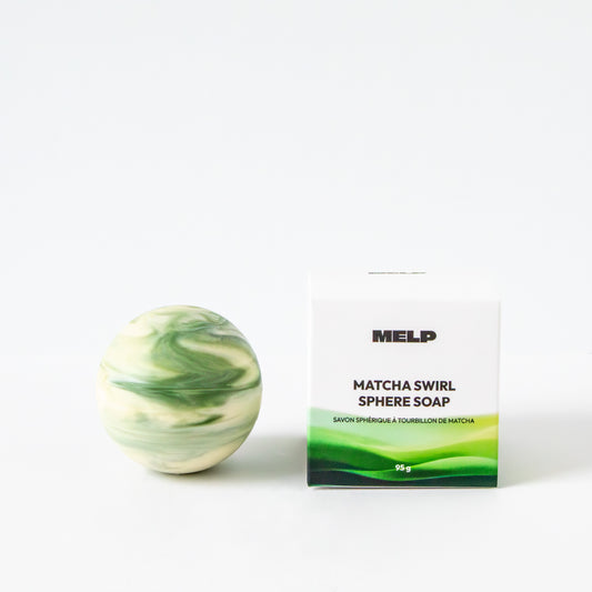 Matcha Swirl Sphere Soap