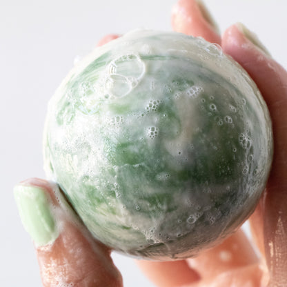 Matcha Swirl Sphere Soap